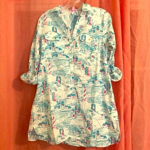 Lilly Pulitzer Light House Tunic/Dress/Coverup